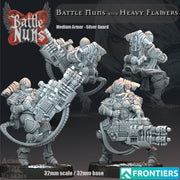 Battle Nuns with Heavy Flamers - Medium Armor - Only-Games