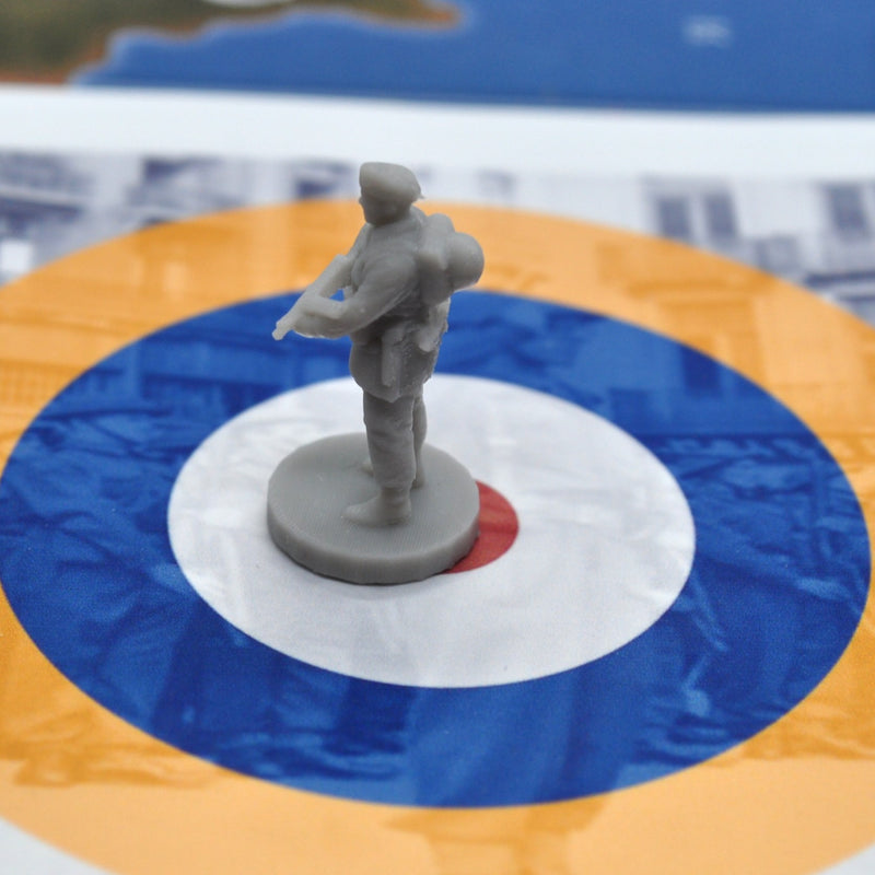 3D Printed WW2 British Airborne w/ Beret Pose 1 (x10) - Only-Games