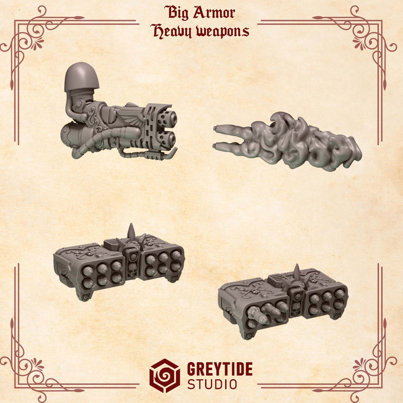 Big armor heavy weapons CL