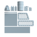 1:64 Scale Post-Apocalyptic Car Kitbashing Tabletop Bits - Only-Games