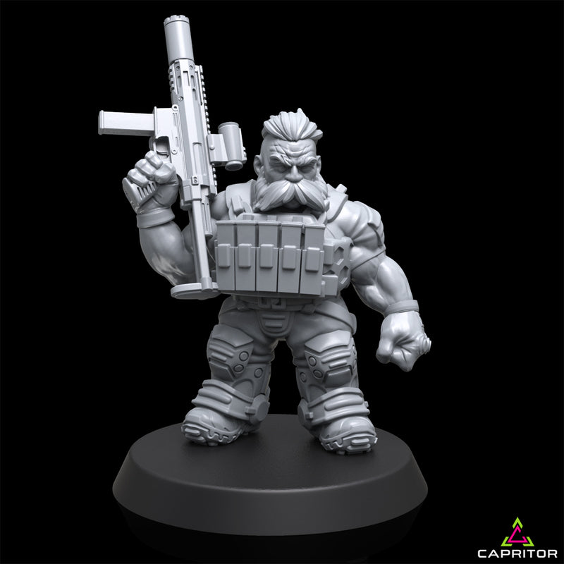 Space Dwarf 3-Man Squad - Only-Games