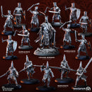 Blasphemous Crusader Warband II | Bestiarum | Wargaming DnD Miniatures