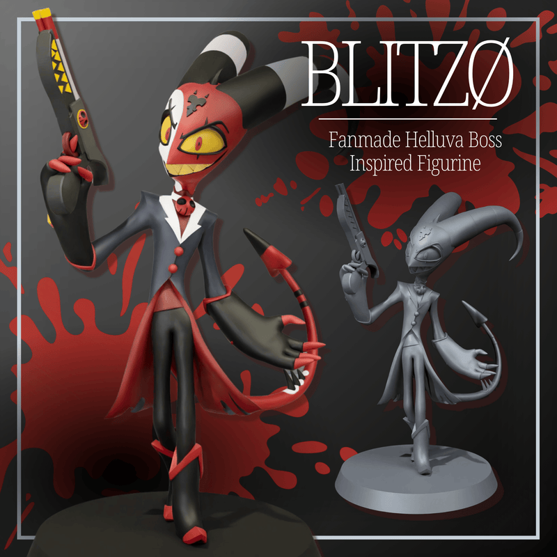 Blitzø | Fanmade Helluva Boss Inspired 5" Figurine