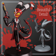 Blitzø Digital Download | Fanmade Helluva Boss Inspired 5" Figurine - Only-Games
