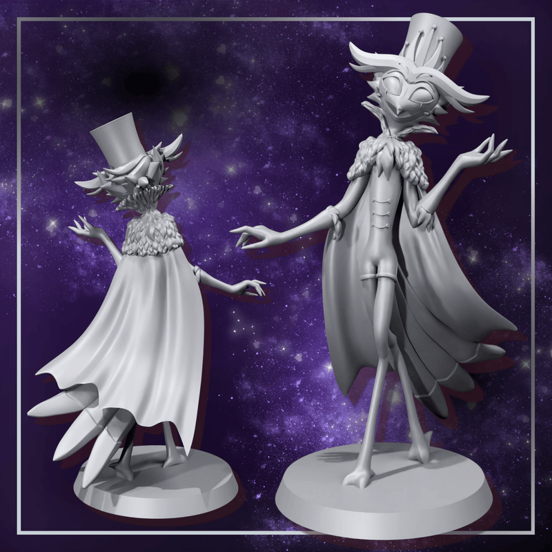Stolas | Fanmade Helluva Boss Inspired 5" Figurine