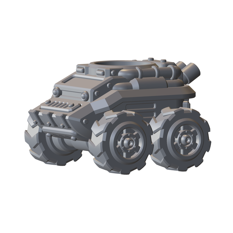 Sci-Fi Chibi Tonk Kit Tank Miniatures for Tabletop Wargames - Only-Games