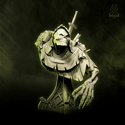Risen Royal Guard – Undead Elite Warrior 75 mm Bust (Risen Necromantic Army) - Only-Games
