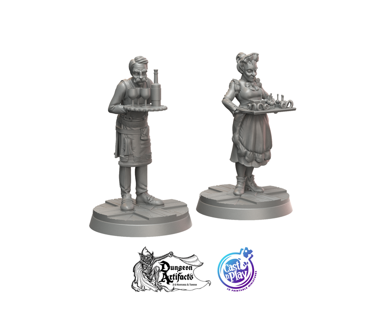 Butlers - Royal Feast - CastNPlay Wargaming D&D DnD - Only-Games