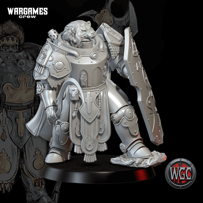 Chewa Lieutenant in Heavy Lionheart Armor - Only-Games