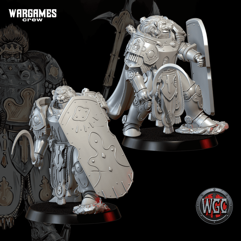 Chewa Lieutenant in Heavy Lionheart Armor - Only-Games