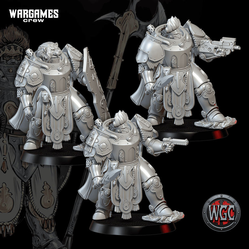 Chewa Lieutenant in Heavy Lionheart Armor - Only-Games