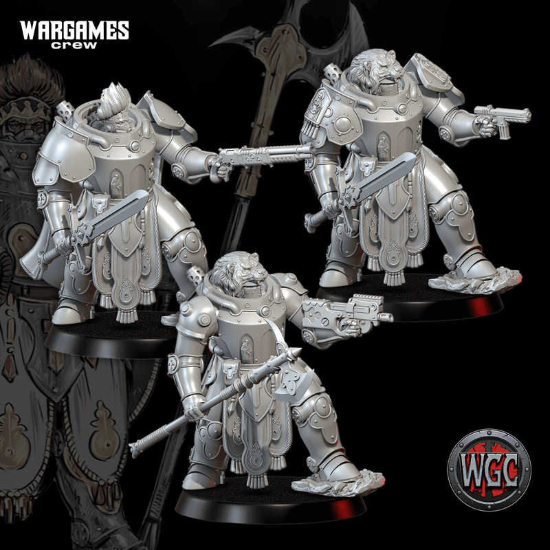 Chewa Lieutenant in Heavy Lionheart Armor - Only-Games