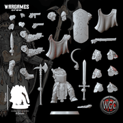 Chewa Lieutenant in Heavy Lionheart Armor - Only-Games