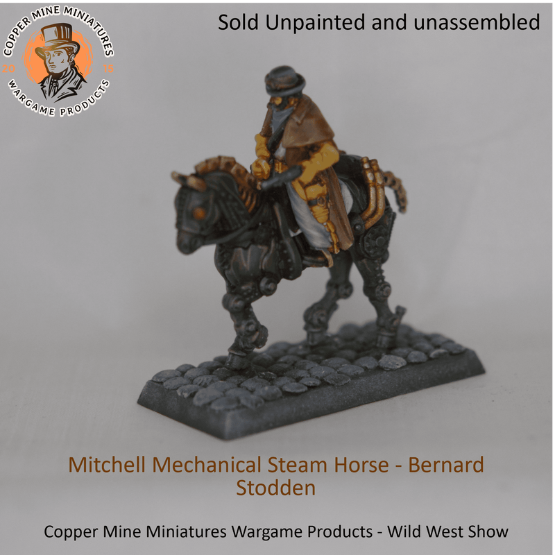 Bernard Stodden riding a Mitchell Mechanical Steam Horses (CMMWP001) - Only-Games