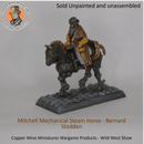 Bernard Stodden riding a Mitchell Mechanical Steam Horses (CMMWP001)