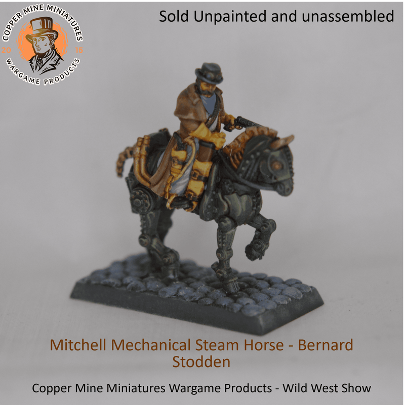 Bernard Stodden riding a Mitchell Mechanical Steam Horses (CMMWP001) - Only-Games