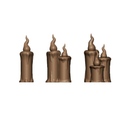Demonic Temple Basing Bits Pack - 32mm Tabletop Scenery - Only-Games