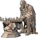 "Antonius Block Last Game - The 7th Seal" - 28mm - Only-Games