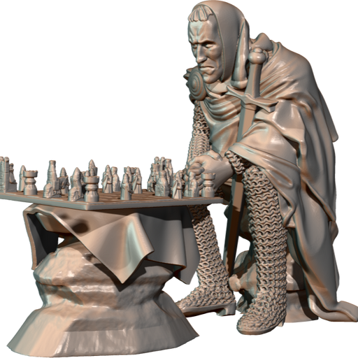 "Antonius Block Last Game - The 7th Seal" - 28mm - Only-Games