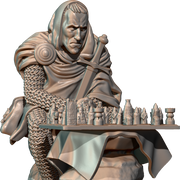 "Antonius Block Last Game - The 7th Seal" - 34mm - Only-Games