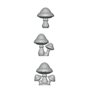 32mm Fantasy Mushroom Basing Bits – 20 STL Tabletop Miniature Terrain Pieces