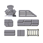 1:64 Scale Battle Car Kitbashing Tabletop Bits - Only-Games