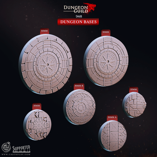 Dungeon Bases - Dungeon Guild - CastNPlay - Terrain Wargaming D&D DnD - Only-Games