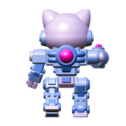 15mm Cute Mech Tabletop Miniatures Set of 4 with Bases - Only-Games