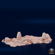Cave Floor Scatter - Crossroads Fungal Tunnels - 3DHexes Wargaming Terrain D&D DnD - Only-Games
