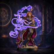 Female Mage Miniature STL | Sorceress | Digital Download - Only-Games