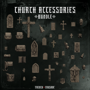 Trench Crusade - Church Accessory Sprue - Only-Games