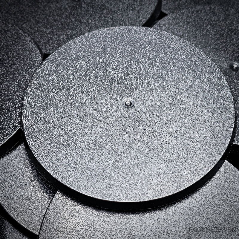 90mm Round Plain Plastic Bases - Only-Games