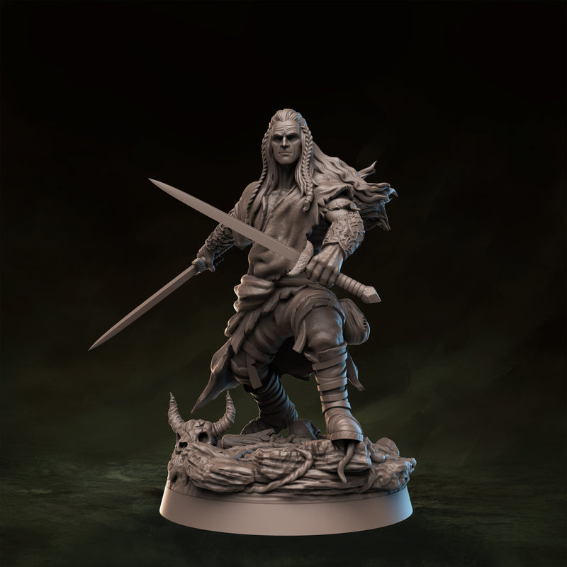 Cormac Mac Airt - Human Fighter Swordsman - Original & Alternate Sculpt