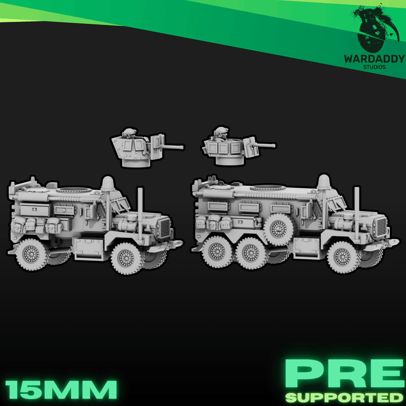 Cougar MRAP Set (15mm) (Multipart) - Only-Games