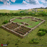 Country Low Walls - King and Country - Printable Scenery - Only-Games