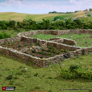Country Low Walls - King and Country - Printable Scenery - Only-Games