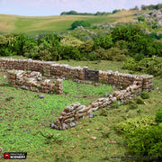 Country Low Walls - King and Country - Printable Scenery - Only-Games