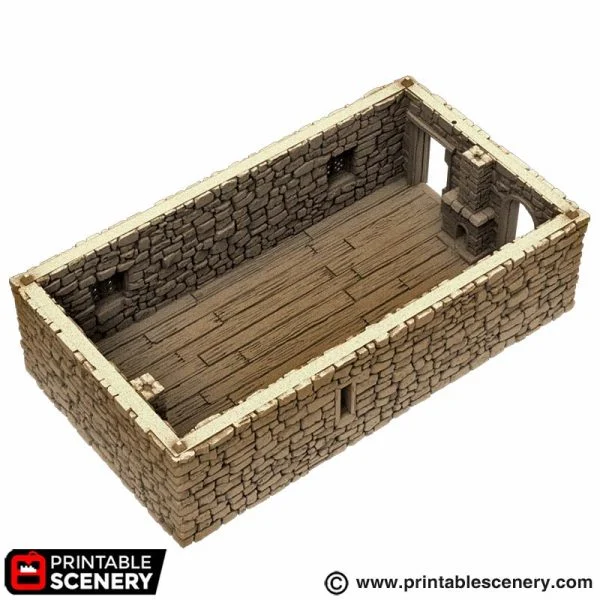 Country Manor - King and Country - Printable Scenery Terrain Wargaming D&D DnD 10mm 15mm 20mm 25mm 28mm 32mm 40mm 54mm Painted options - Only-Games