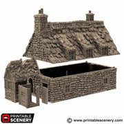Country Manor - King and Country - Printable Scenery Terrain Wargaming D&D DnD 10mm 15mm 20mm 25mm 28mm 32mm 40mm 54mm Painted options - Only-Games