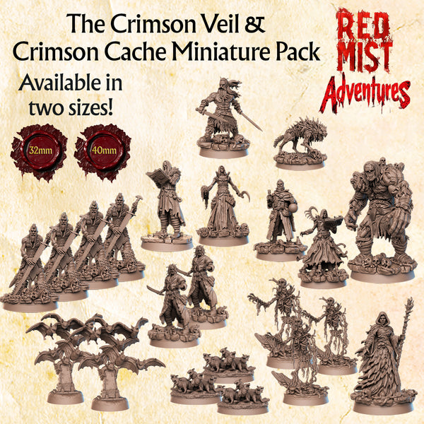 Crimson Veil & Crimson Cache Miniature Pack