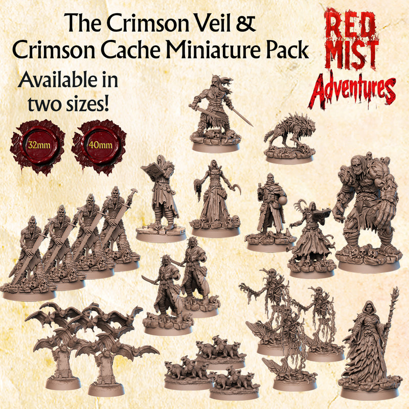 Crimson Veil & Crimson Cache Miniature Pack
