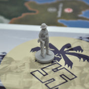 1/72 3D Printed World War 2 German DAK with Pith Helmet Pose 2 (x10) - Only-Games
