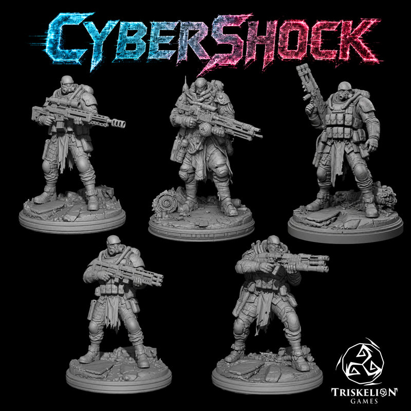 DDT Ops - Pack 2 -  Trauma Team / Cyberpunk Commando Unit