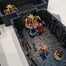 INSTADUNGEON™ Fantasy Foundation Set - Wide/Double - Tiles 1A-10A: gaming terrain tiles compatible with D&D, Pathfinder and more