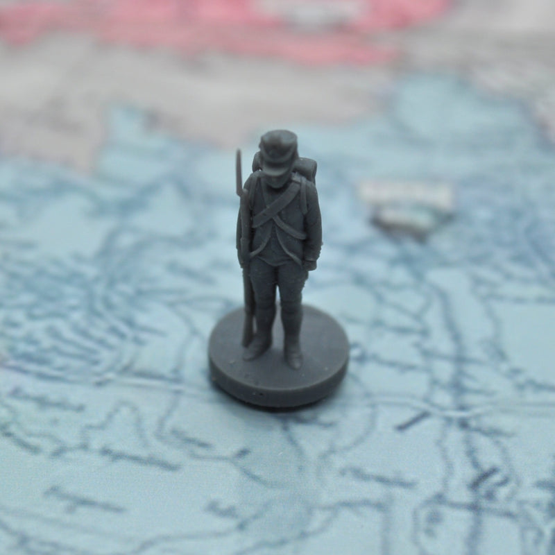 3D Printed 1/72 Napoleonic Russian Musketeer Pose 2 (x10) - Only-Games