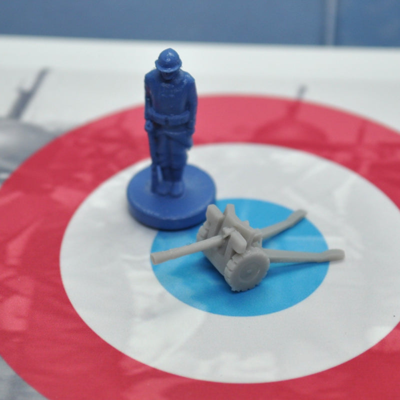 3D Printed French 25mm Anti-Tank Gun (x10) - Only-Games