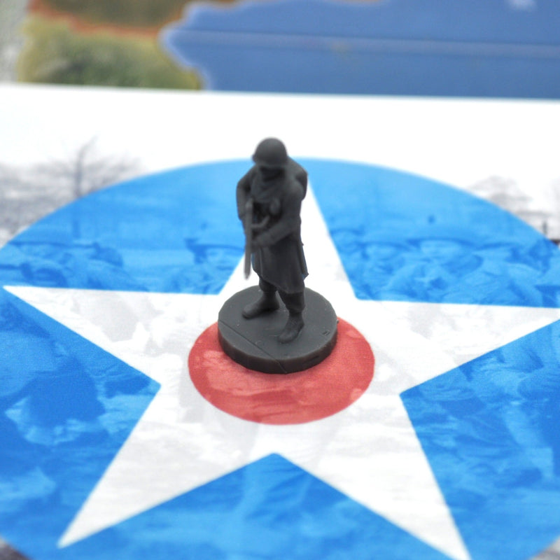 3D Printed US Soldier in Winter Coat Pose 2 (x10) - Only-Games