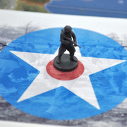 3D Printed WW2 US Soldier in Winter Coat Pose 1 (x10) - Only-Games