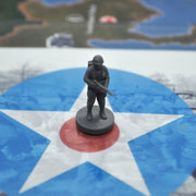 1/72 Scale 3D Printed World War 2 US Ranger, Pose 1 (x10) - Only-Games
