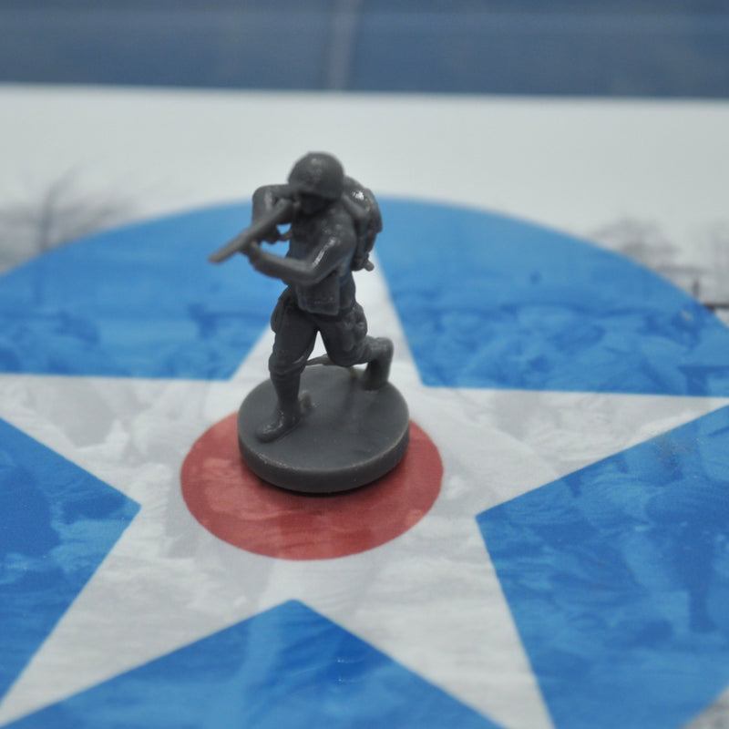 1/72 3D Printed WWII US Ranger Pose 1 (x10) - Only-Games